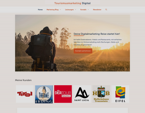 Website-Vorschau von Tourismusmarketing Digital