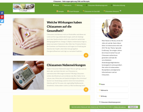 Website-Vorschau von ChiaWelt Info