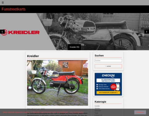Website-Vorschau von Funstreetkarts