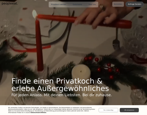 Website-Vorschau von PeopleEat