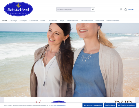 Website-Vorschau von Online-Shop Schatzinsel Niederrhein