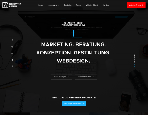 Website-Vorschau von A2 ? Marketing & Design