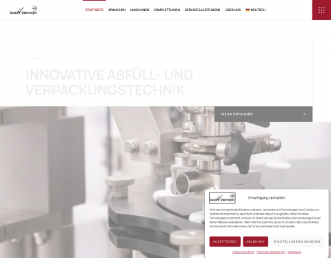Website-Vorschau von Gustav Obermeyer GmbH & Co. KG
