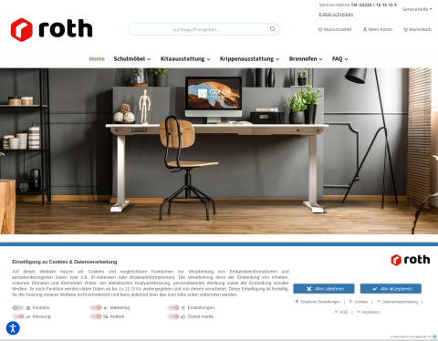 Website-Vorschau von Elementarbereich Roth