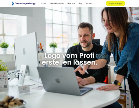 Website-Vorschau von Logogestaltung vom Profi