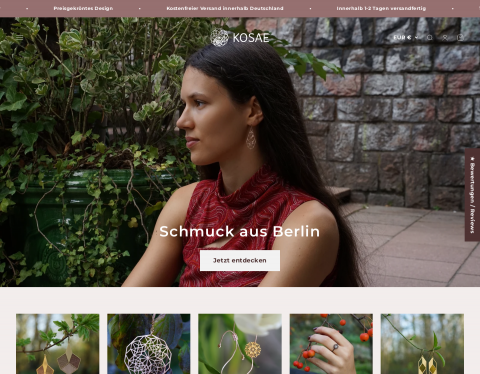 Website-Vorschau von Kosae
