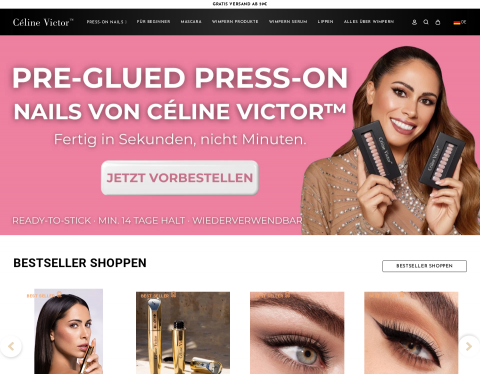 Website-Vorschau von CV Beauty