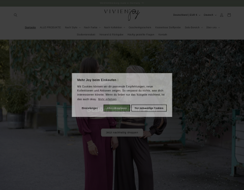 Website-Vorschau von Vivien Joy