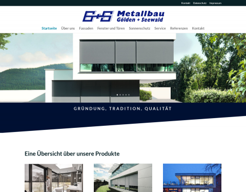 Website-Vorschau von Schüco Systemlösungen und roma-Sonnenschutz