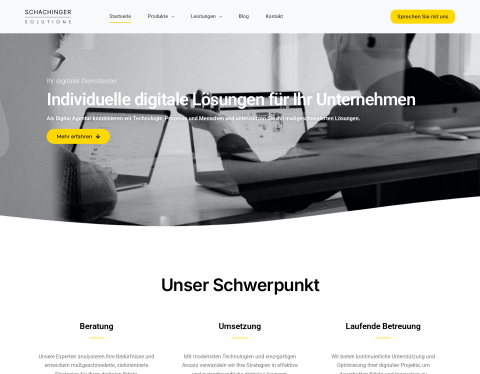 Website-Vorschau von Kundengewinnung und digitale Vertriebsprozesse