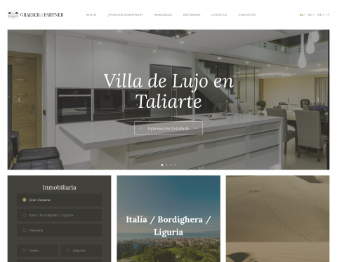 Website-Vorschau von Immobilien Gran Canaria