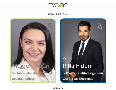 Website-Vorschau von Müjgen Fidan & Rifki Fidan