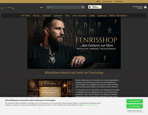 Website-Vorschau von Fenrisshop