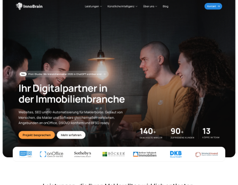 Website-Vorschau von InnoBrain GmbH
