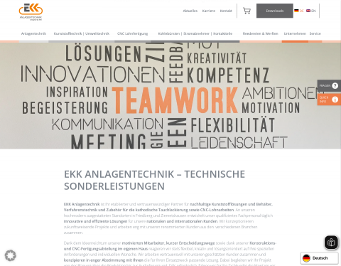 Website-Vorschau von EKK Anlagentechnik GmbH & Co. KG