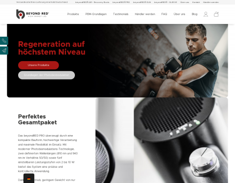 Website-Vorschau von beyondRED® PRO ? High Energy LED