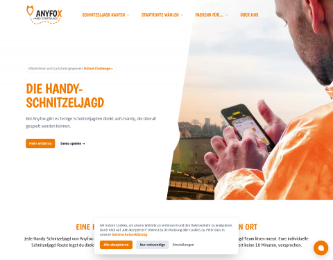 Vorschau von Anyfox - Die Handy-Schnitzeljagd