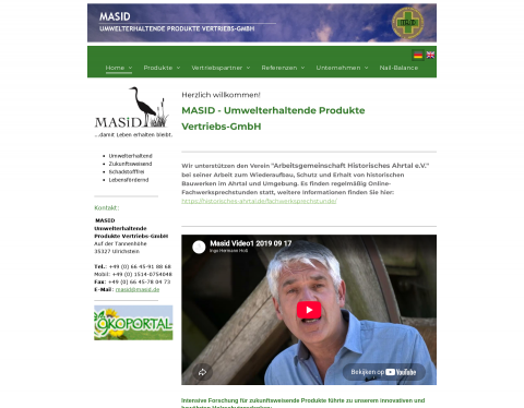 Website-Vorschau von Produkte für die Denkmalpflege und Restauration