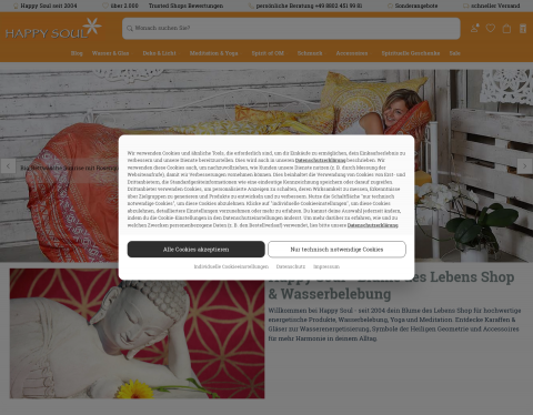 Website-Vorschau von Happy Soul