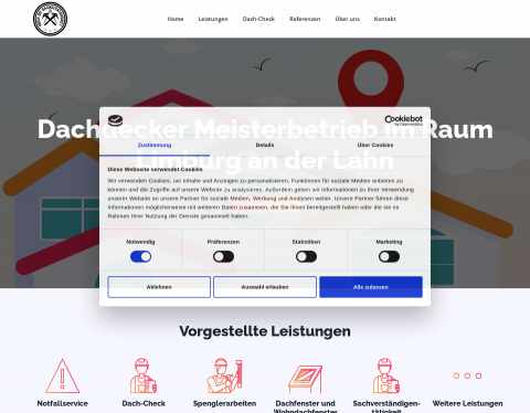 Website-Vorschau von Dach-Check24