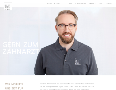 Website-Vorschau von ZAHNARZT GERN