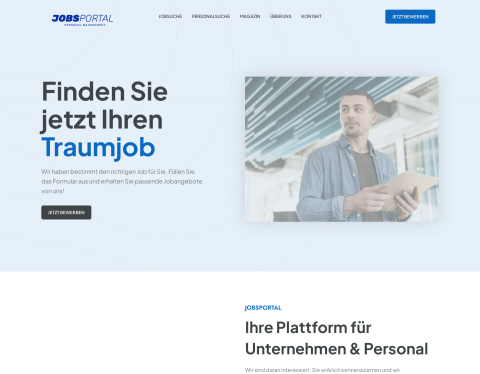 Website-Vorschau von JP Jobsportal GmbH