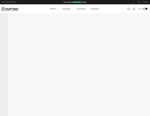 Website-Vorschau von Duftino