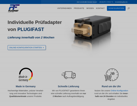 Website-Vorschau von PLUGIFAST GmbH