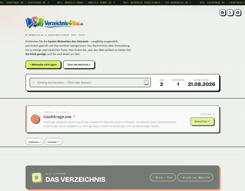 Vorschau von Linkwebkatalog & Webverzeichnis