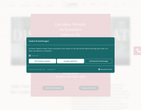 Website-Vorschau von Lupa Escort Service