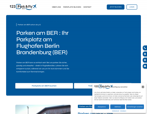 Vorschau von Günstig am BER Parken - 123Park&Fly