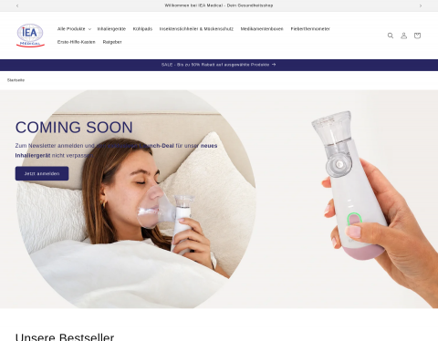 Website-Vorschau von IEA International Trading GmbH