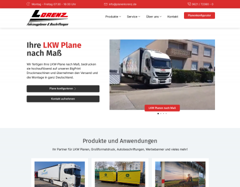 Vorschau von Individuelle LKW Planen