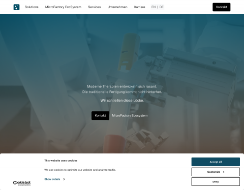 Website-Vorschau von ESSERT GmbH