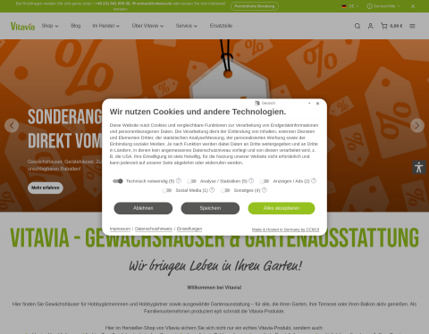 Website-Vorschau von E.P.H. Schmidt & Co. GmbH