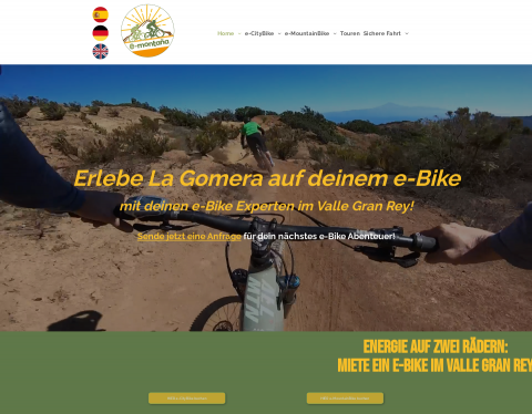 Website-Vorschau von Fahrradverleih e-Bikeverleih