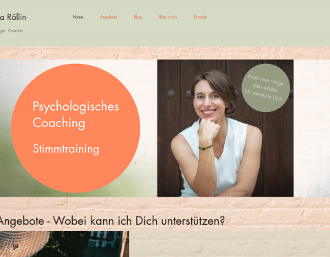 Website-Vorschau von Michaela Röllin Coaching