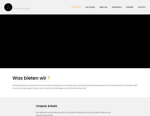 Website-Vorschau von ARK Baumanagement GmbH