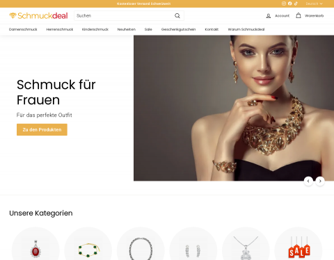 Website-Vorschau von Schmuckdeal
