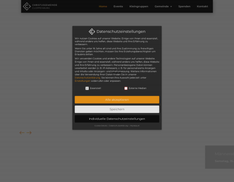 Website-Vorschau von Christusgemeinde Cloppenburg