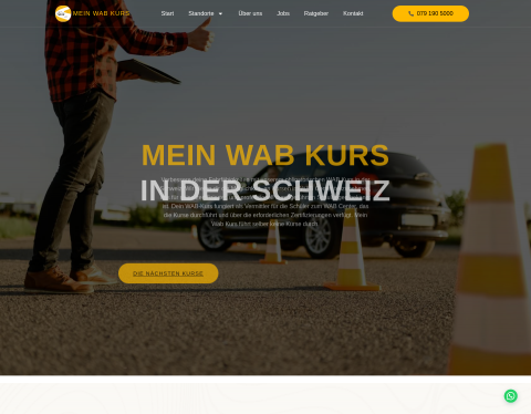 Website-Vorschau von Mein WAB Kurs c/o Pataki GmbH