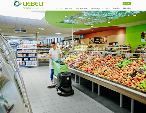 Website-Vorschau von Liebelt Gebäudedienste GmbH & Co. KG