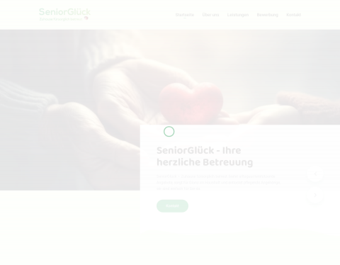 Website-Vorschau von SeniorGlück gGmbH