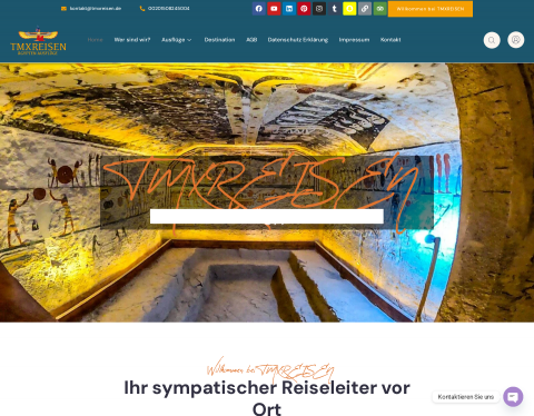 Website-Vorschau von tmxreisen