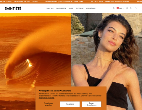 Website-Vorschau von SAINT ÉTÉ