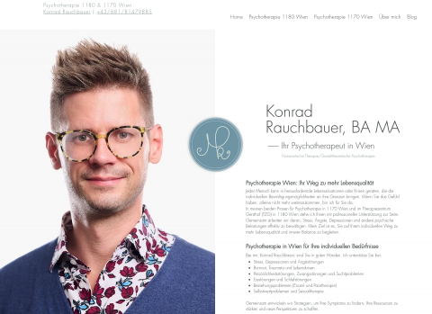 Website-Vorschau von Psychotherapie Konrad Rauchbauer