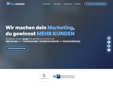 Website-Vorschau von Individuelle Website erstellen lassen