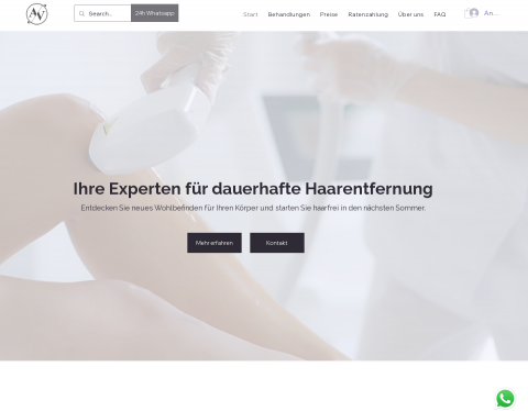 Website-Vorschau von Laser Skin Esthetics