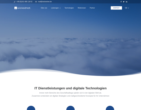 Website-Vorschau von Wickednet die Medienagentur