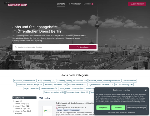 Vorschau von Jobs Öffentlicher Dienst Berlin